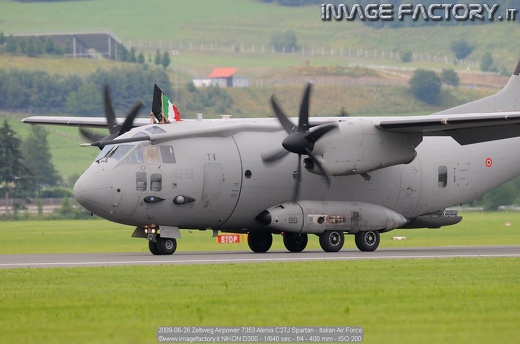 2009-06-26 Zeltweg Airpower 7353 Alenia C27J Spartan - Italian Air Force